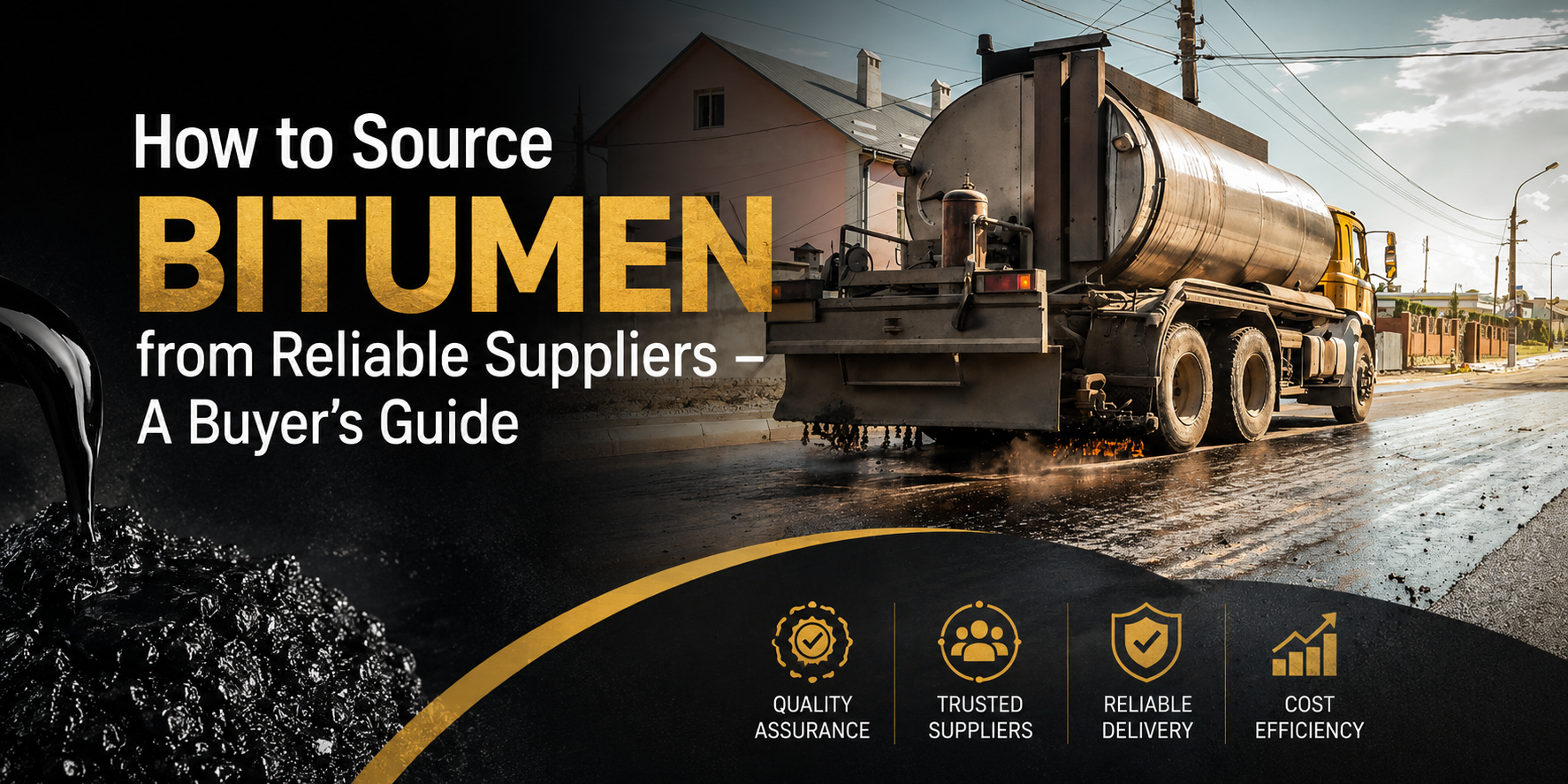 How to Source Bitumen from Reliable Suppliers - A Buyer's Guide