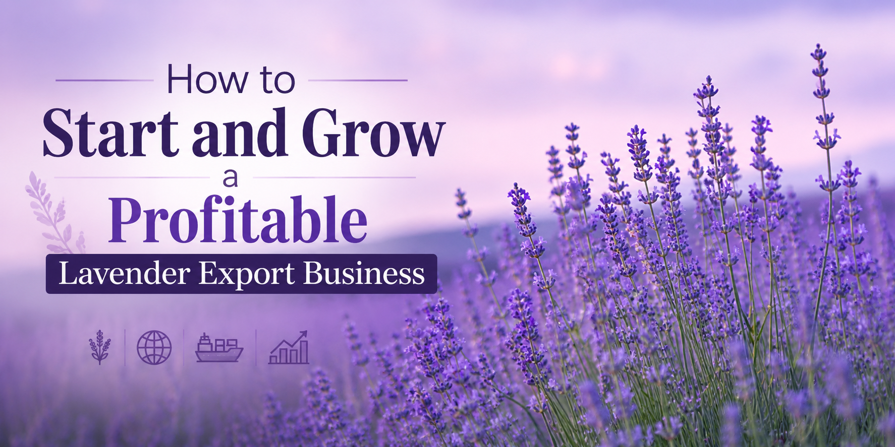 How to Start and Grow a Profitable Lavender Export Business