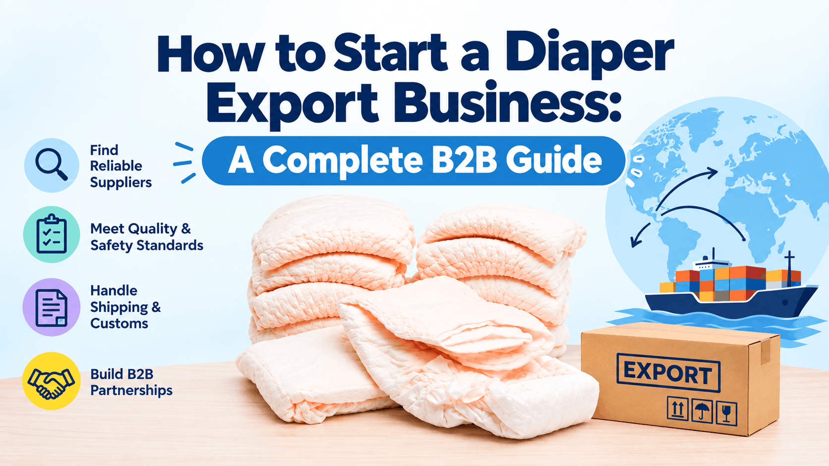 How to Start a Diaper Export Business: A Complete B2B Guide